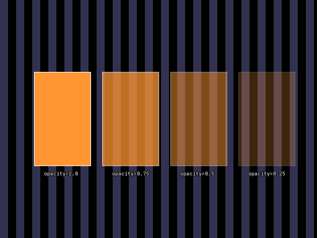 Frame Opacity preview