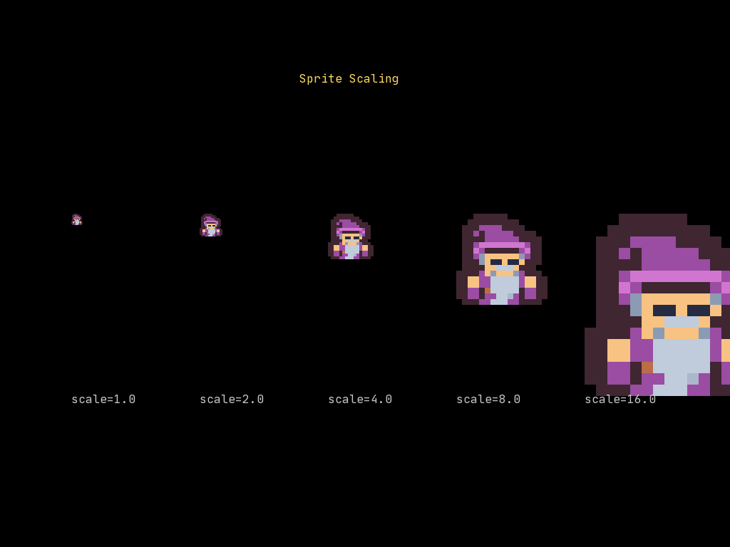 Sprite Scale preview