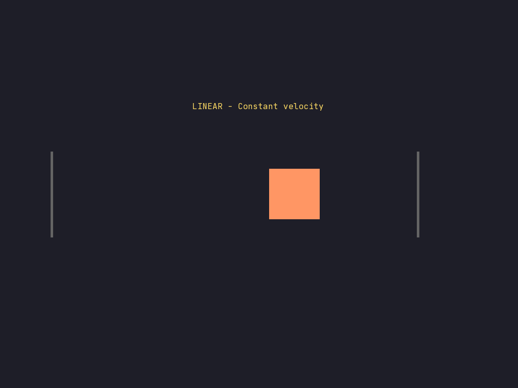 Animation Easing Linear preview