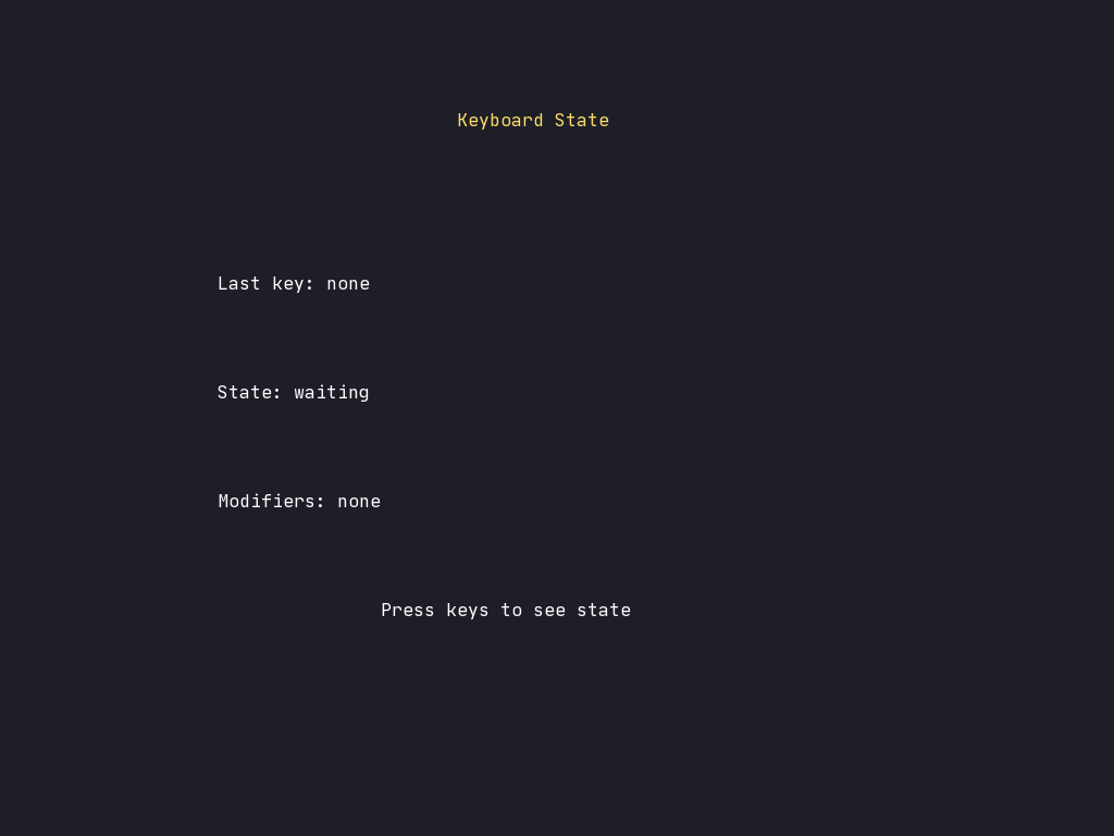 Keyboard State preview