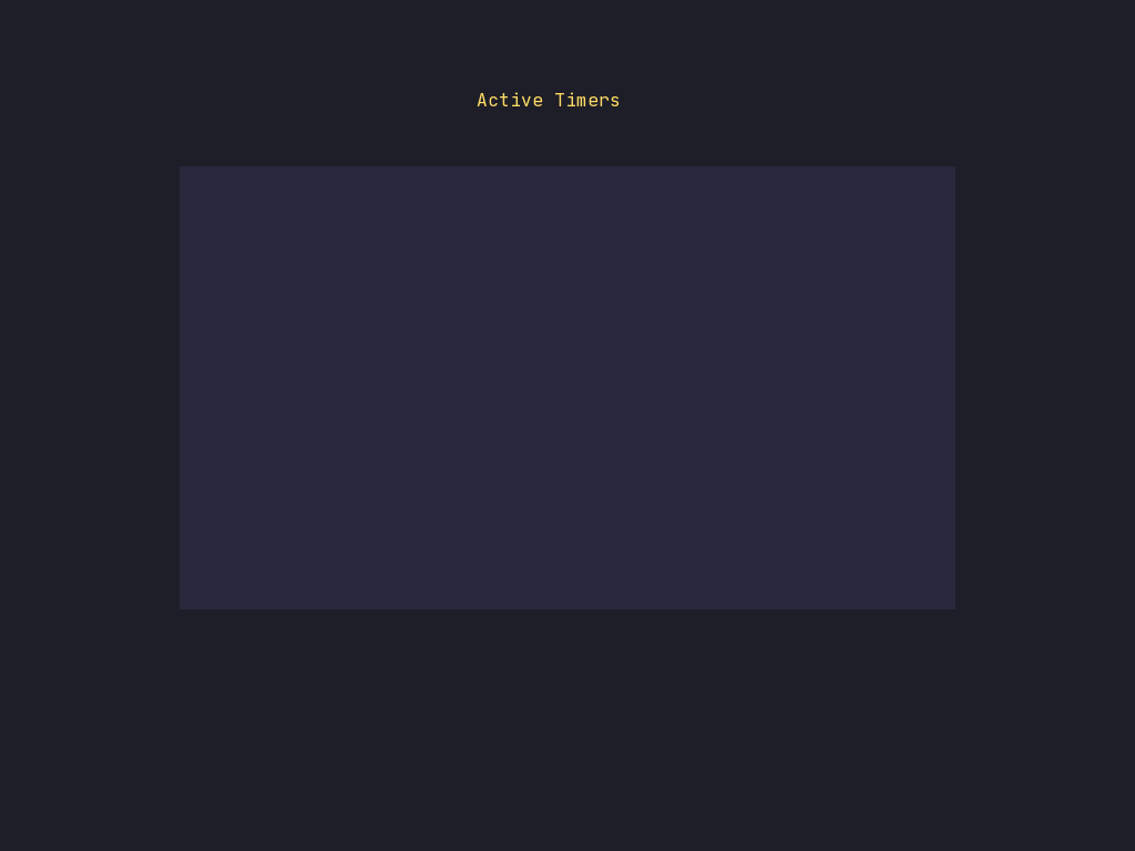 Timers List preview