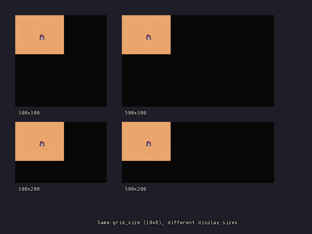 Grid Size preview